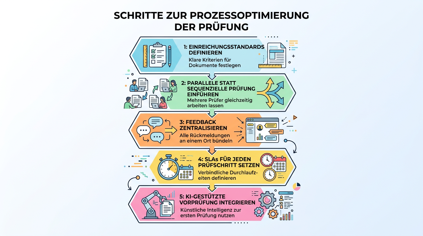 5-Schritte-Workflow für einen digitalisierten Freigabeprozess